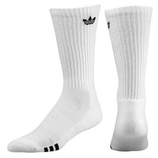 adidas Originals 3 Stripe Crew Socks   Mens   Casual   Accessories   White/Black