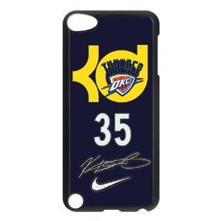 Luckeverything NBA Oklahoma City Thunder logo and Kevin Durant logo Black Plastic case   fits IPod Touch 5th   Players & Accessories