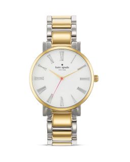 kate spade new york Large Two Tone Roman Numeral Gramercy Watch, 38mm's