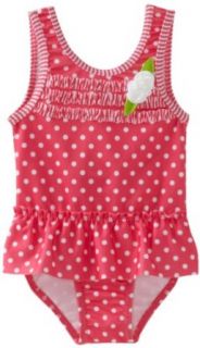 Penelope Mack Baby girls Infant One Piece Key West Swimsuit, Pink, 12 Months Clothing