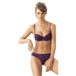 Laura Women's High Quality Purple Balconette Soft Cup Bra Thong Set SL101004
