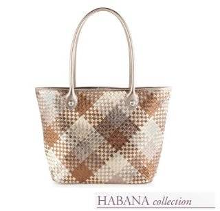 Elliott Lucca Habana Leather Tote Handbag   Style 108359   MSRP $298.00 