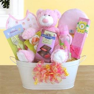 New Arrival Baby Girl Gift Basket  Baby Shower Gift Idea Baby