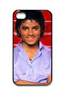 Michael Jackson iPhone 4/4s Case, Singers Hard Shell Protector iPhone 4 4s Cover DIY By Customonline No.001385 Cell Phones & Accessories