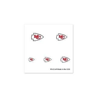 Kansas City Chiefs Official NFL 1" Fingernail Tattoo Set Sports & Outdoors