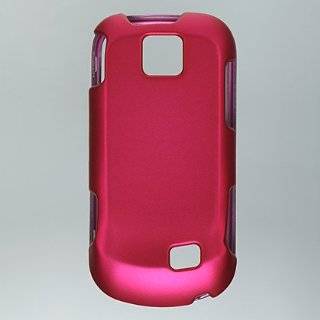 HOT PINK Hard Plastic Matte Case for Samsung Intercept M910 + Screen Protector Cell Phones & Accessories