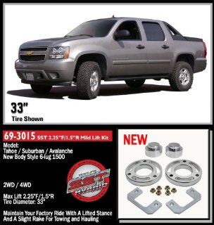 Ready Lift 69 3015 07 11 Chevrolet Tahoe 1500 2wd & 4wd 2.25" Front / 1.5" Rear SST Hybrid Lift Kit Automotive