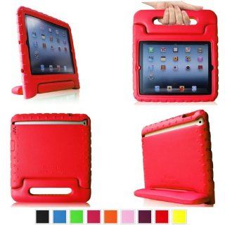 Fintie iPad Air Kiddie Case   Light Weight Shock Proof Convertible Handle Stand Kids Friendly for Apple iPad Air 5   Red Toys & Games