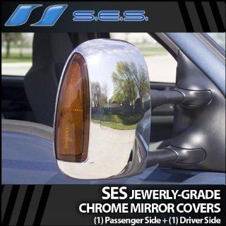 1999 2007 Ford F250/350 SES Chrome Mirror Covers (w/turn signal cutout) Automotive