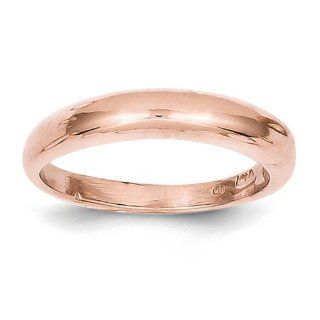 Gold and Watches 14k Rose Gold Polished Band Ring Jewelry