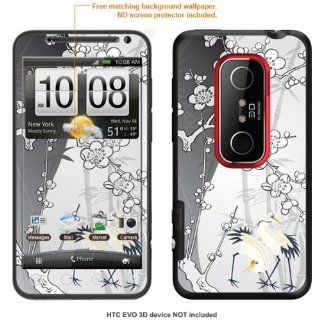 Protective Decal Skin Sticker for Virgin HTC EVO V 4G case cover evo3D 405 Cell Phones & Accessories