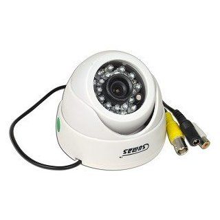 Sumas SM 622AP/A 1/4" Sharp CCD 420 Line Color CCTV Infrared Night Vision Mini Dome Surveillance Camera w/Microphone Computers & Accessories