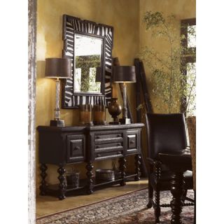 Tommy Bahama Home Kingstown Regiment Console Table and Mirror Set