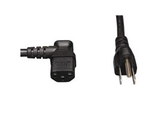 Tripp Lite Model P006 006 13LA 6 ft. 18AWG Power cord (NEMA 5 15P to IEC 320 C13 Left Angle)