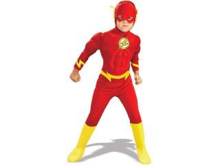 The Flash Deluxe Muscle Chest   Toddler Costume 2t 4t