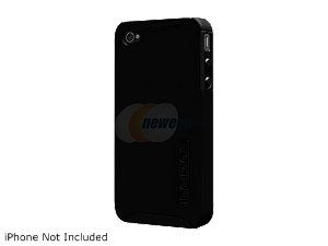 Incipio SILICRYLIC Black Solid Silicone Hard Shell Case for iPhone 4/4S                                                            IPH 506