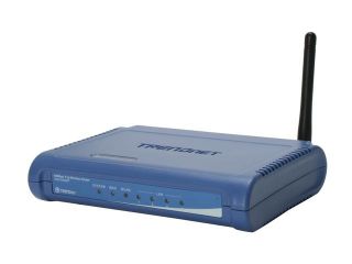 TRENDnet TEW 432BRP Wireless Broadband Router 802.11b/g up to 54Mbps/ 10/100 Mbps Ethernet Port x4