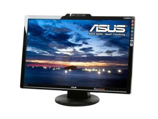ASUS VK266H Black 25.5" 2ms(GTG) HDMI Widescreen LCD Monitor w/ Built in Speakers 300 cd/m2 1000:1 (ASCR 20000:1 ) w/ Component and SPDIF out Connector