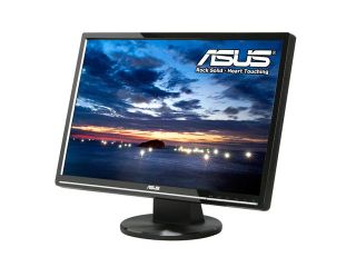 ASUS VW224U Black 22" Widescreen LCD Monitor Built in Speakers