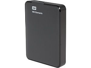 WD 2TB WD Elements Portable USB 3.0 Hard Drive Storage (WDBU6Y0020BBK NESN)
