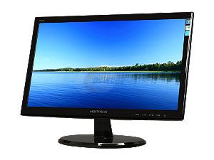 Hanns G HL203DPB Black 20" 5ms Widescreen LED Backlight LCD Monitor 250 cd/m2 Active contrast: 30,000,000:1 Built in Speakers