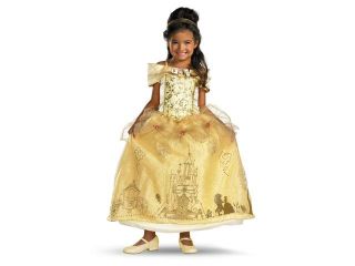 Disney Storybook Prestige Belle Costume Child Toddler 3T 4T