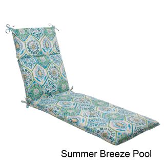 Pillow Perfect Summer Breeze Outdoor Chaise Lounge Cushion
