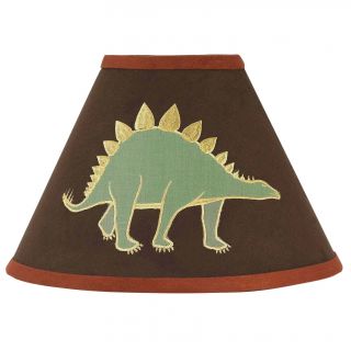 Sweet Jojo Designs Dinosaur Lamp Shade (Brown/greenMaterials MicrosuedeDimensions 7 inches high x 10 inches bottom diameter x 4 inches top diameterThe digital images we display have the most accurate color possible. However, due to differences in comput
