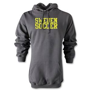 hidden Sweden Soccer Supporter Hoody (Gray)