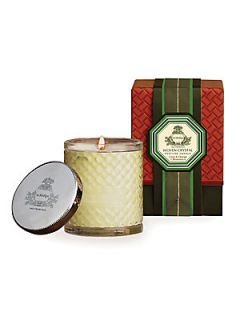 Agraria Lime & Orange Blossoms Woven Crystal Candle   No Color