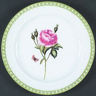 Hampton Garden Dinner Plate, Fine China Dinnerware   Raymond Waites,Flower Motif
