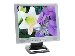 CMV CT 712A Silver Black 17" 6ms LCD Monitor 400 cd/m2 500:1 Built in Speakers