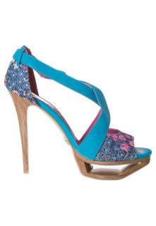 Roberta Farc Peeptoe heels   turquoise