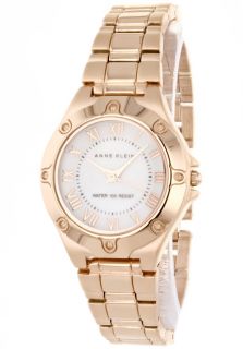 Anne Klein 10 9818MPRG  Watches,Womens White Dial Rose Gold Tone SS, Casual Anne Klein Quartz Watches