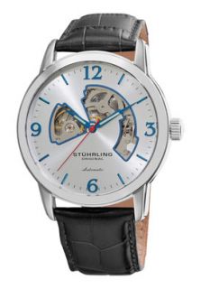 Stuhrling Original 1074.33152  Watches,Mens Delphi Lancet Automatic Silver Dial, Luxury Stuhrling Original Automatic Watches