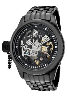 Invicta 1927  Watches,Mens Russian Diver Mechanical Skeletonized See Thru Black Dial Black Ceramic, Casual Invicta Mechanical Watches