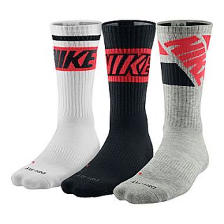 Nike® 3 Pk. Dri Fit Crew Socks