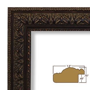 Craig Frames Inc  24 x 36 Mahogany and Gold Antique Ornate Finish 1