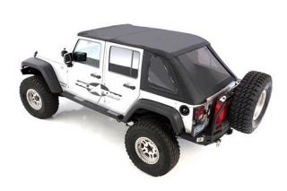 Smittybilt   Bowless Combo Top With Tinted Windows   Fits 2007 to 2016 Wrangler Unlimited