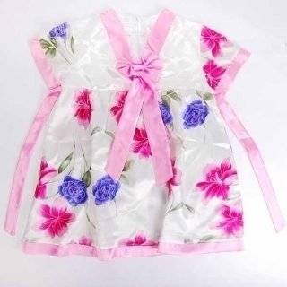 Girls Flower Korean Hanbok Mini Dress Skirt Purple Available Sizes 3T 