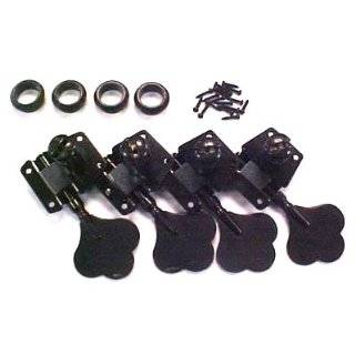 Mighty Mite Fender Style Electric Bass Tuning Machines   Black