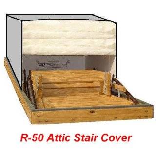 25x54 Attic Pull Down Stair Ladder Cover, R 50 Insulation