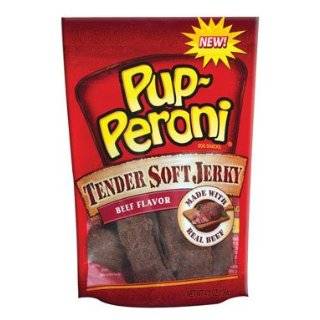 Pup Peroni Tender Soft Jerky Beef Flavor, 4.8 Ounce (Pack of 4 