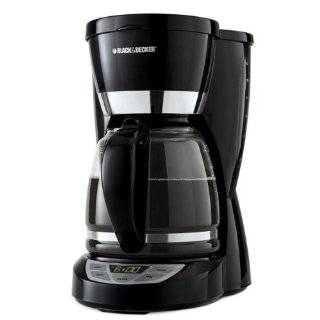 Black & Decker CM1050B 12 Cup Programmable Coffeemaker, Black