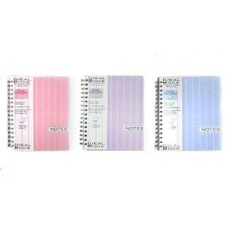 Carolina Pad Pearl Stripe Ideal 3 Subject Notebooks, 8.625 x 6.5 
