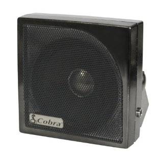 Cobra CA S600 CHR Noise Canceling External CB Speaker (Black Chrome 
