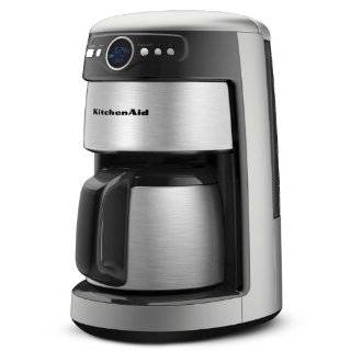 KitchenAid 12 Cup Thermal Carafe Coffee Maker, Countour Silver