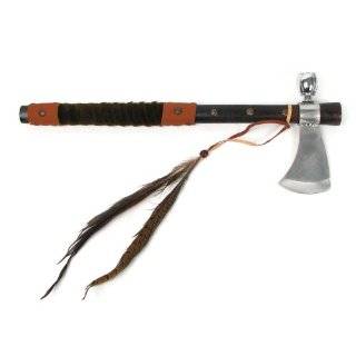 Whetstone Cutlery Tomahawk Peace Pipe   19 Inches With Wood Handle 