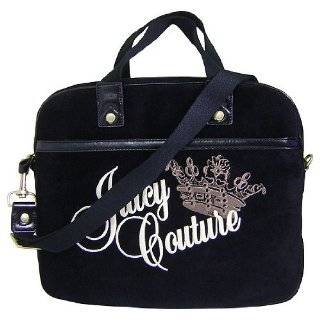    Juicy Couture Black Velour Laptop Case Scottie Bling Clothing