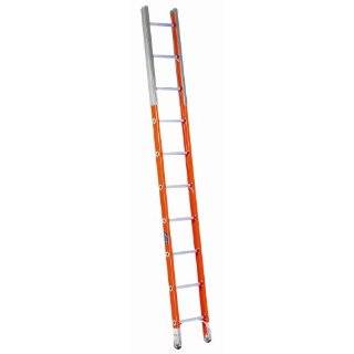   300 Pound Duty Rating Aluminum Flat D Rung Extension Ladder, 10 Foot